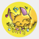 Search for musical cat stickers Kitten
