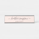 Search for pink name plates Minimalist