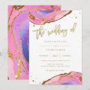Search for purple geode wedding invitations Modern