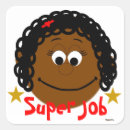 Search for ethnic girl stickers Black