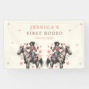 Search for rodeo banners Western first birthday party