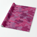 Search for pink camouflage wrapping paper Purple
