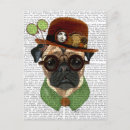 Search for pug postcards Steampunk