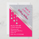 Recherche de hot pink sweet 16 invitations Girly