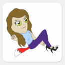 Search for chibi girl stickers Adorable