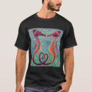 Recherche de hippocampe coloré tshirts Pêche