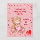 Search for valentine bear postcards Boy