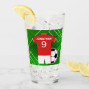Search for red beer glasses Red and white