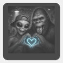 Search for funny cryptid stickers Alien