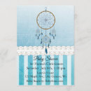 Recherche de dreamcatcher baby shower invitations Bleu