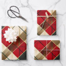 Search for red plaid christmas wrapping paper Clan