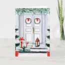 Search for front door christmas cards Red