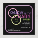 Recherche de partie de lueur invitations Coloré