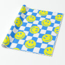 Search for happy face wrapping paper Retro