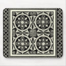 Recherche de motif mandala tapis souris Blanc