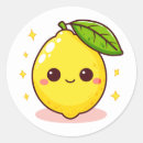 Search for happy lemon stickers Kawaii