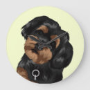 Recherche de graphique de chien horloges Animal