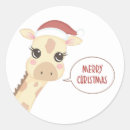 Search for giraffe christmas stickers Animal