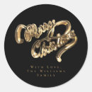 Search for gold black text stickers Typography