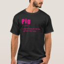 Recherche de porc drôle tshirts Définition