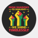 Search for black shadow stickers Black history month
