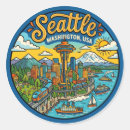 Search for seattle travel stickers Retro