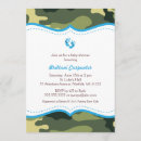 Recherche de camo bleu invitations Garçon