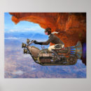 Search for steampunk airship posters Flying machine