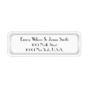 Search for great gatsby return address labels Gold