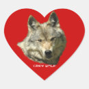 Recherche de loup sauvage autocollants Tête de loup