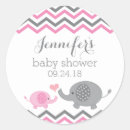 Search for chevron baby shower stickers Girl