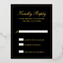 Search for gold foil rsvp cards Simple