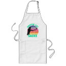 Search for funny sasquatch aprons Dad