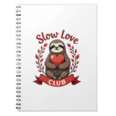 Search for valentine notebooks Sloth
