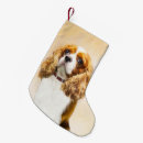 Search for cavalier king charles christmas stockings Dog