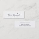 Recherche de coeur mini cartes visite Élégant
