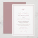 Recherche de elegant dusty rose mariage invitations Pour elle