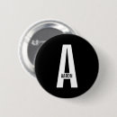 Recherche de initiales personnalisées badges Noir