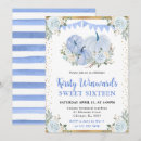 Search for pastel sweet 16 invitations Flowers