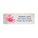 Search for crabbing return address labels Crustacean