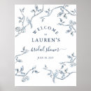 Search for game birds posters Blue and white