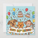 Search for animal 60th birthday cards Funny