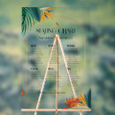 Search for tropical wedding seating charts Gold