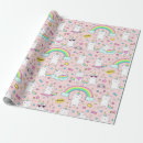 Search for unicorn cat wrapping paper Kawaii