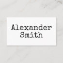 Search for two names business cards Minimalist