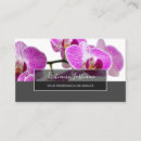 Recherche de orchidée rose cartes visite Fleurs