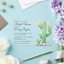Search for watercolor cactus invitations Couples shower