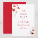 Recherche de red floral mariage invitations Botanique