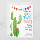 Search for taco 2nd birthday invitations Second