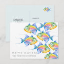 Search for tropical moving announcement cards We've moved